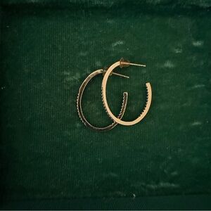 Anthropologie Gold Hoops